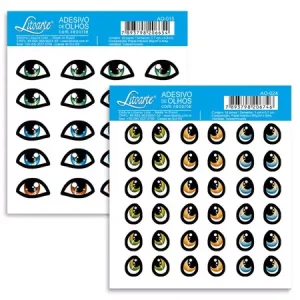 Adesivo de Olhos com Recorte Litoarte AO